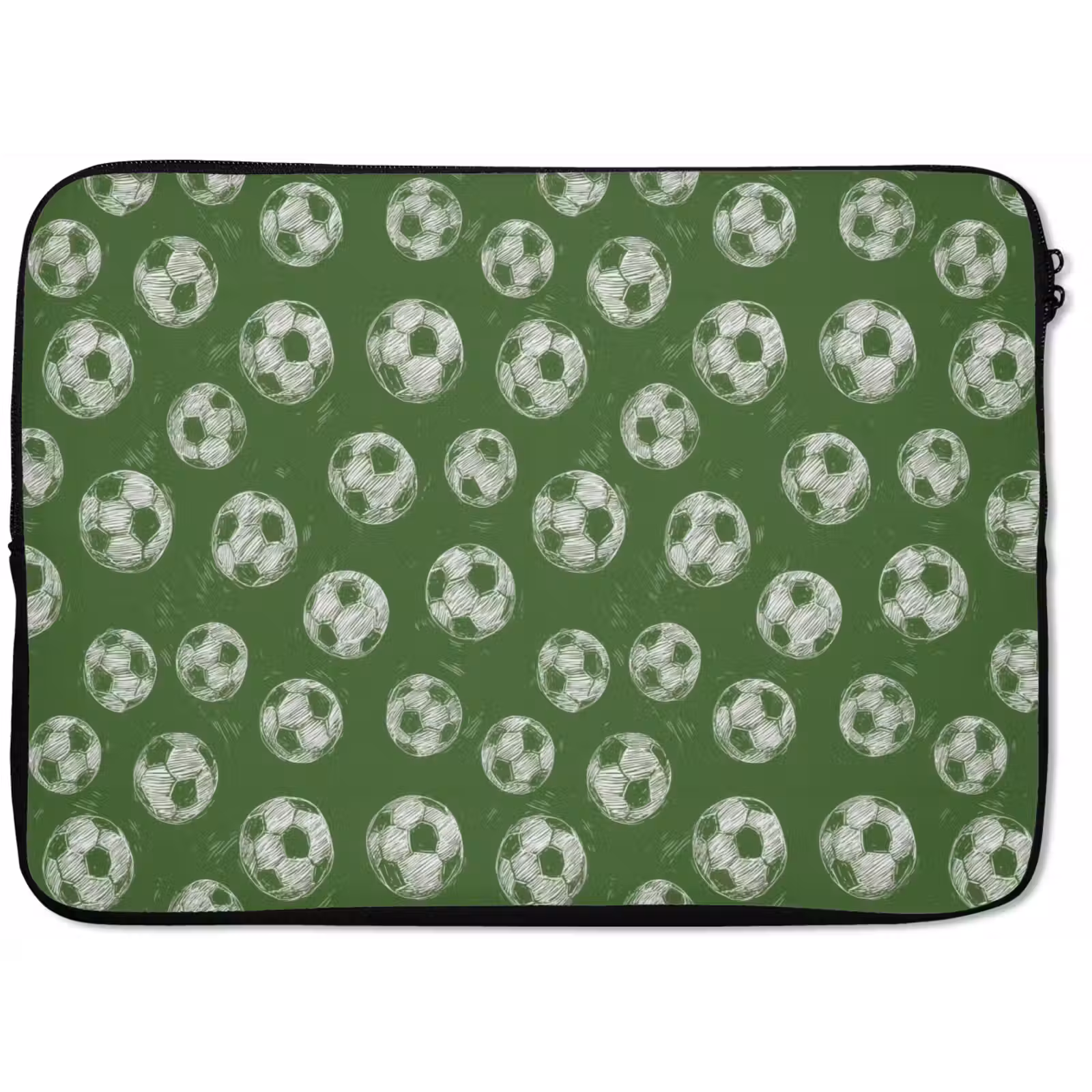 Laptophoes - Voetbal - Sport - Groen — 1