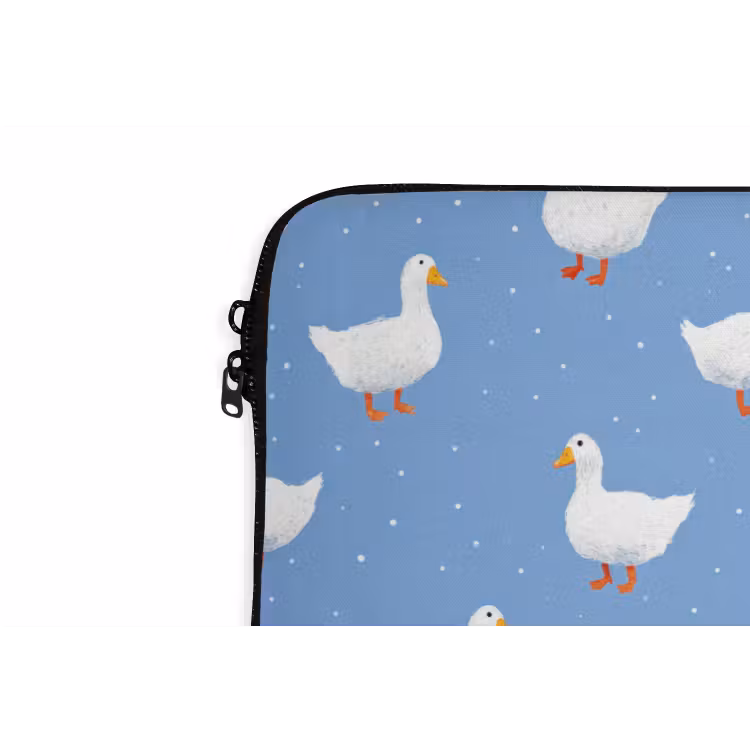 Laptophoes - Ganzen - Elegant - Blauw — 6