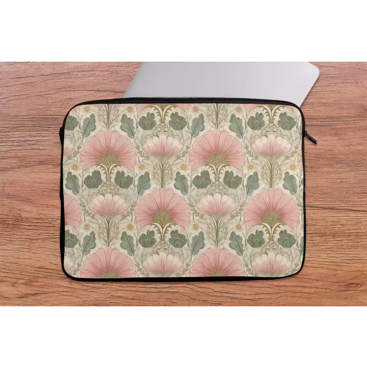 Laptophoes - Klassiek - Patroon - Roze — 2