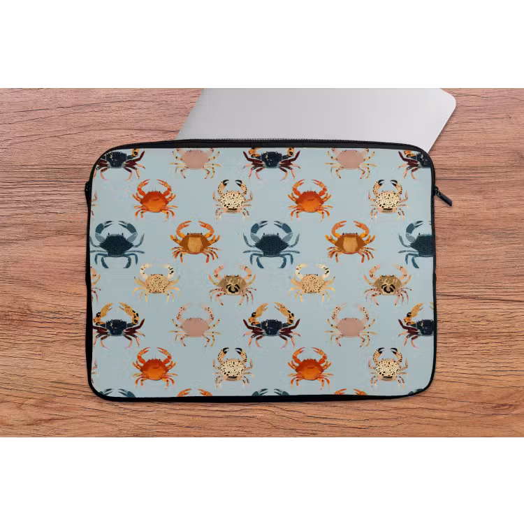 Laptophoes - Krabben - Speels - Kleurrijk — 2
