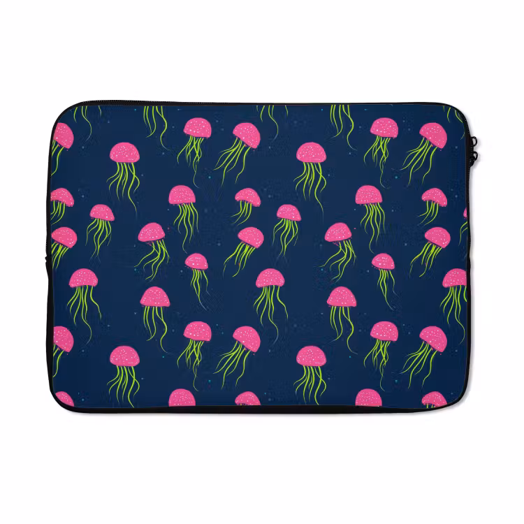 Laptophoes - Kwallen - Diepzee - Neon — 5