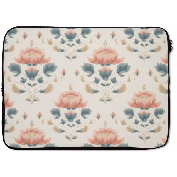 Laptophoes - Lotus - Bloemen - Roze — 1