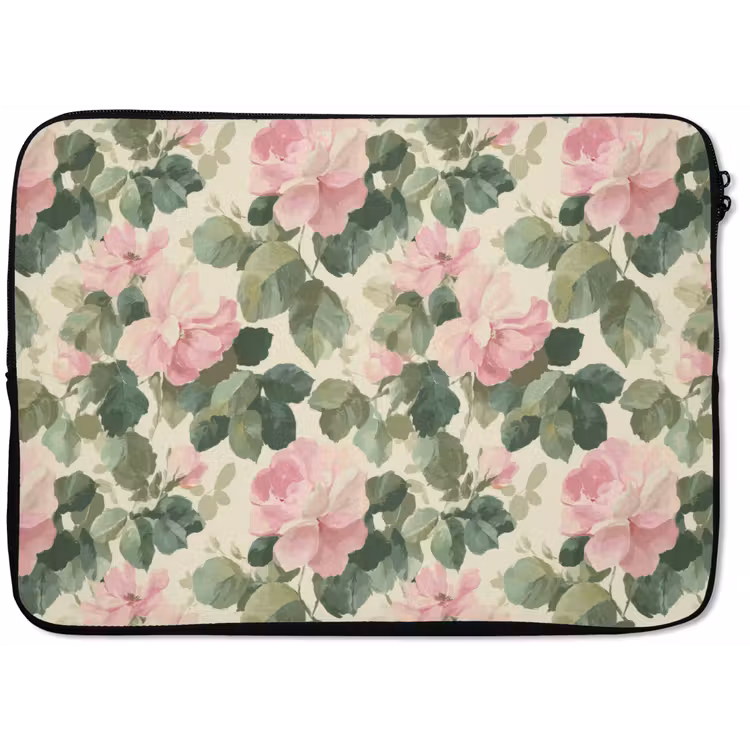 Laptophoes - Rozen - Botanisch - Roze — 1
