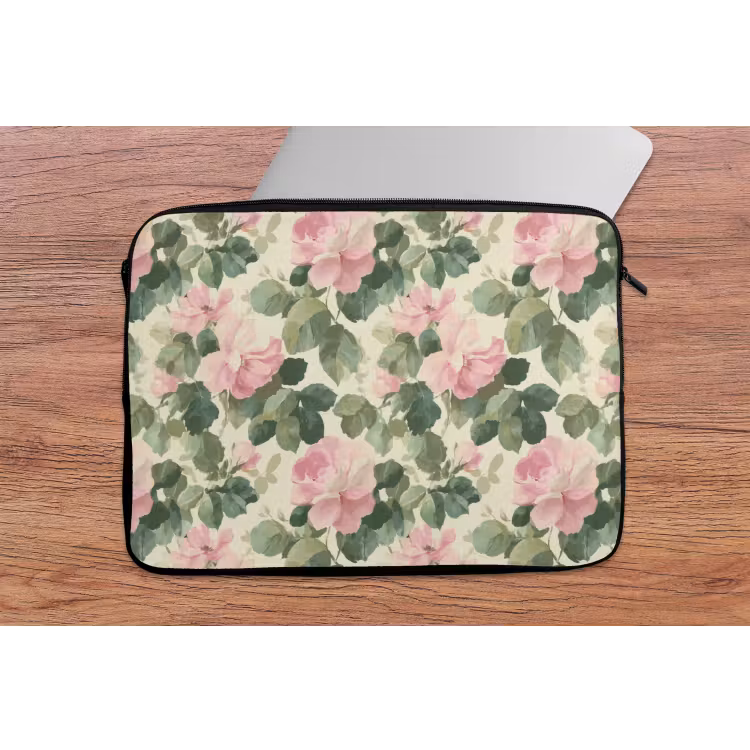 Laptophoes - Rozen - Botanisch - Roze — 2
