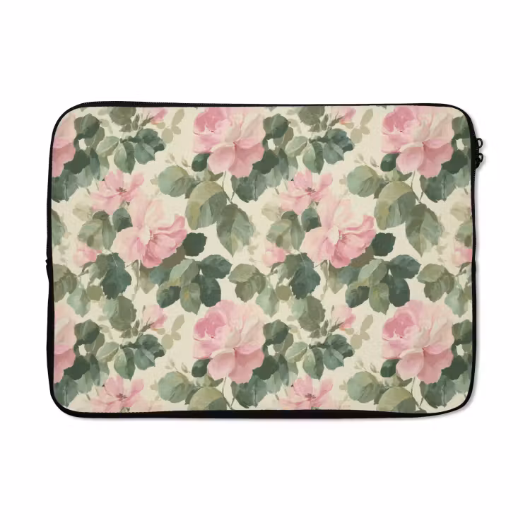Laptophoes - Rozen - Botanisch - Roze — 5