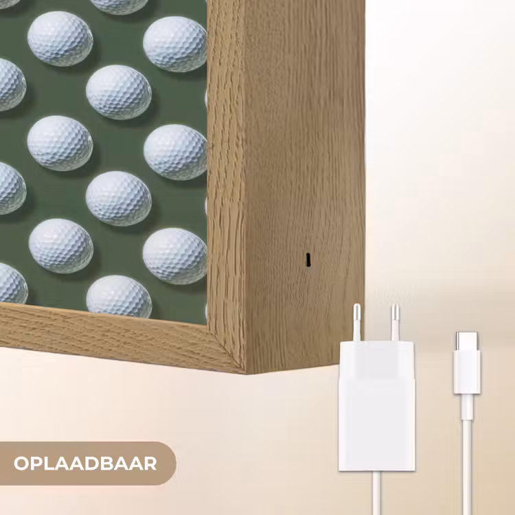 Lightbox - Wandlamp - Ballen - Golf - Groen — 7