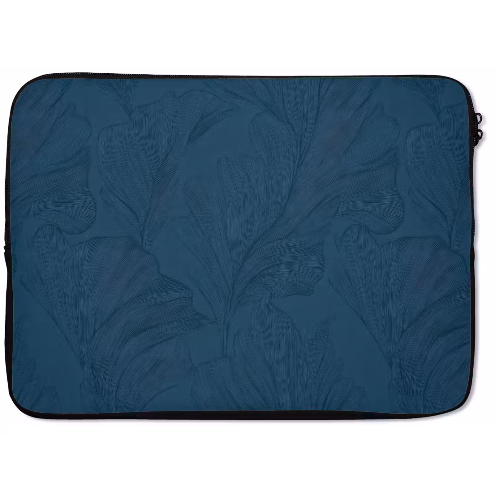 Laptophoes - Abstract - Patroon - Donkerblauw - Elegant — 1