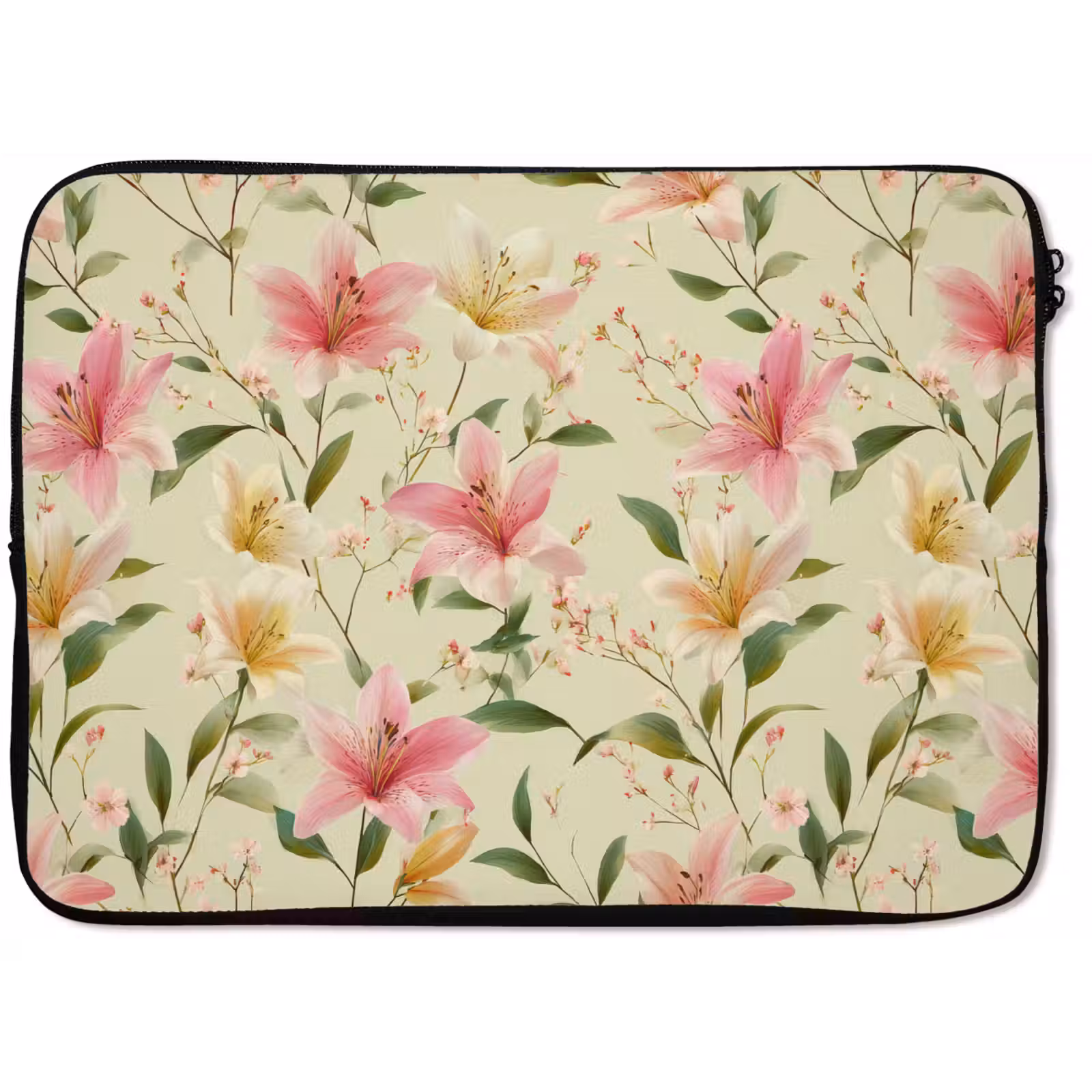 Laptophoes - Lelies - Sereen - Kleurrijk — 1