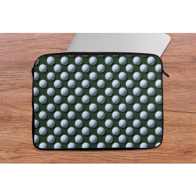 Laptophoes - Ballen - Golf - Groen — 2