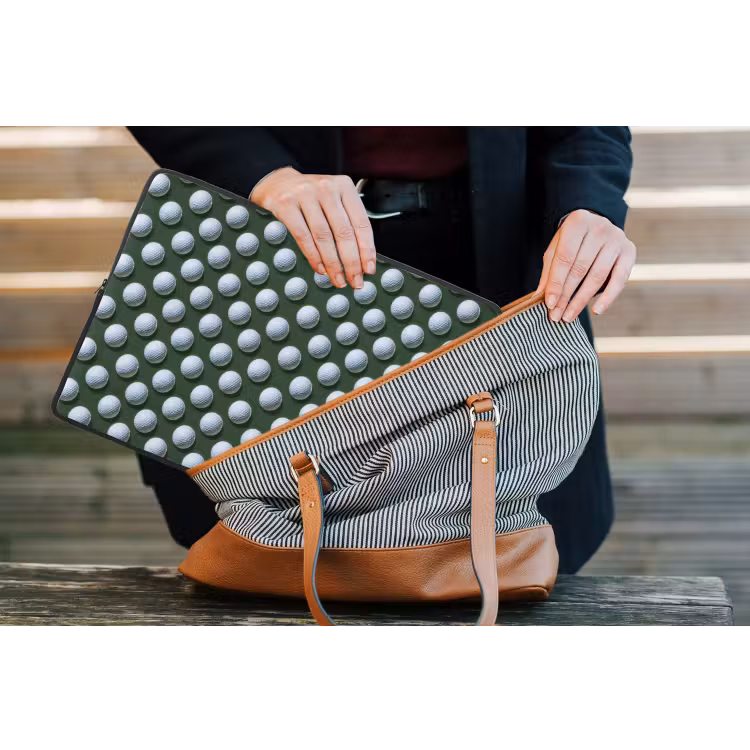 Laptophoes - Ballen - Golf - Groen — 4