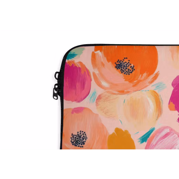 Laptophoes - Bloesems - Vrolijk - Kleurrijk — 6