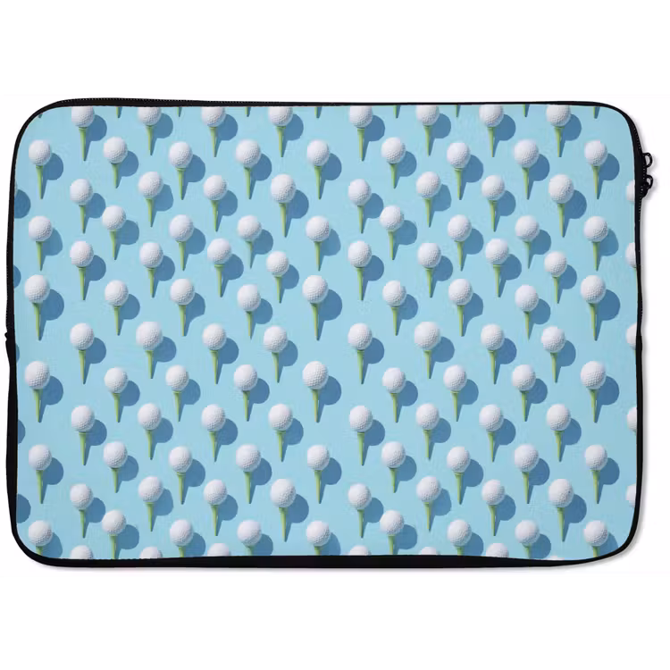 Laptophoes - Golf - Ballen - Blauw — 1