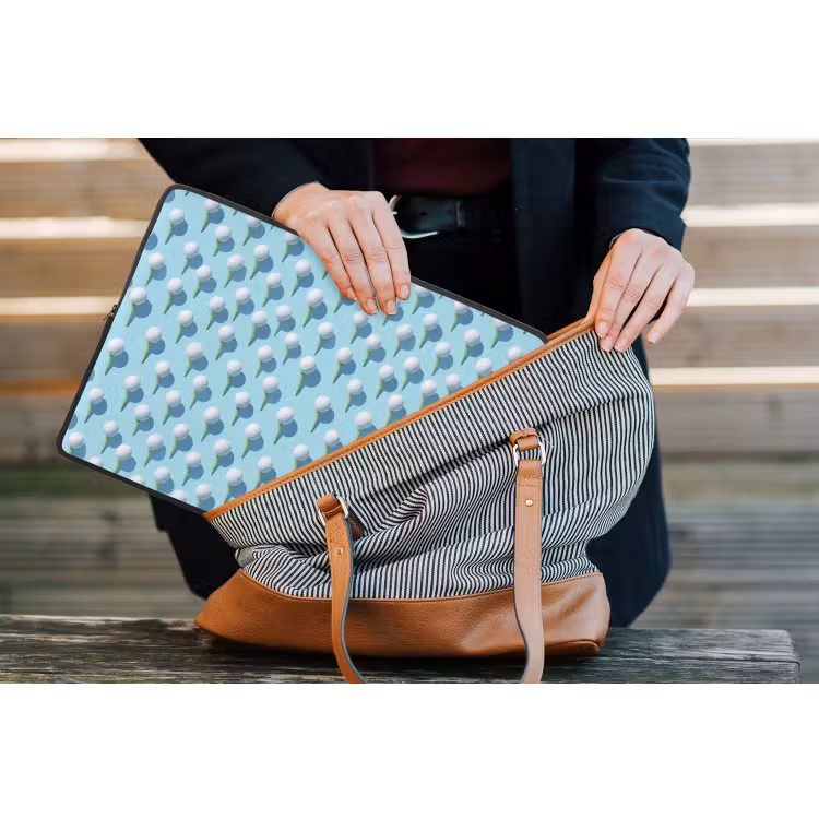 Laptophoes - Golf - Ballen - Blauw — 4