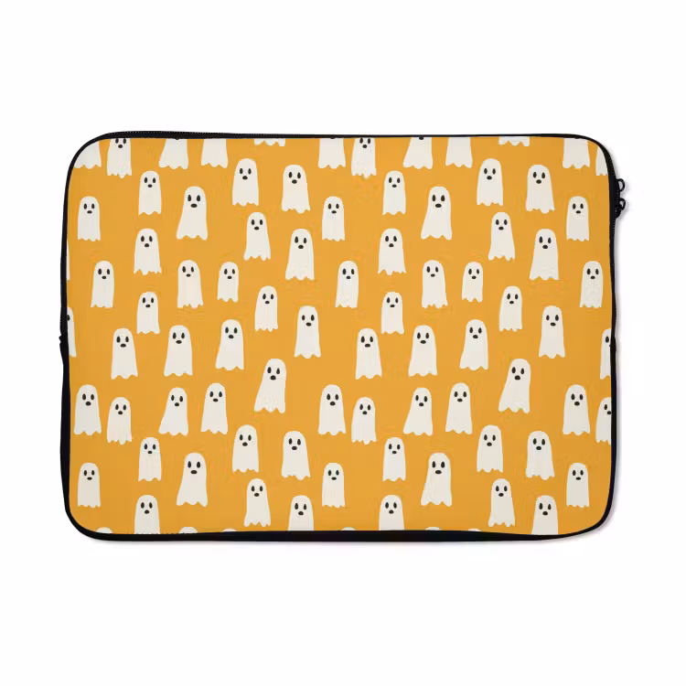 Laptophoes - Halloween - Spookjes - Oker — 5