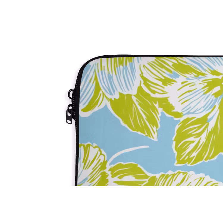 Laptophoes - Modern - Bloemen - Groen — 6