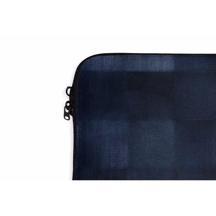 Laptophoes - Patroon - Ruit - Marineblauw — 6