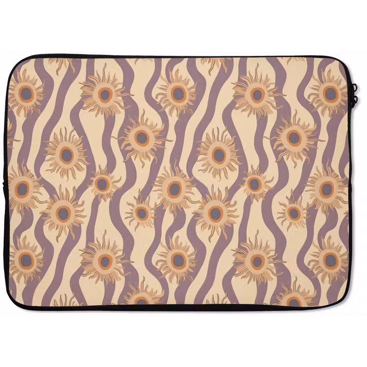 Laptophoes - Bohemian - Vibe - Lavendelpaars — 1
