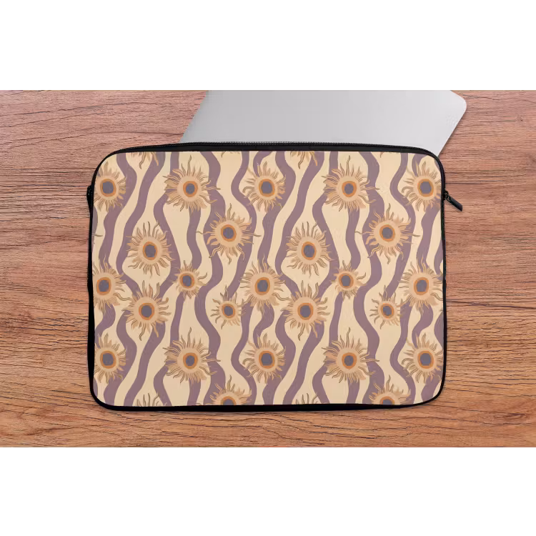Laptophoes - Bohemian - Vibe - Lavendelpaars — 2