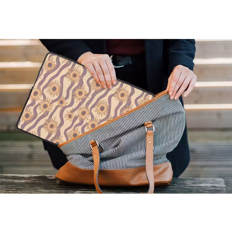 Laptophoes - Bohemian - Vibe - Lavendelpaars — 4