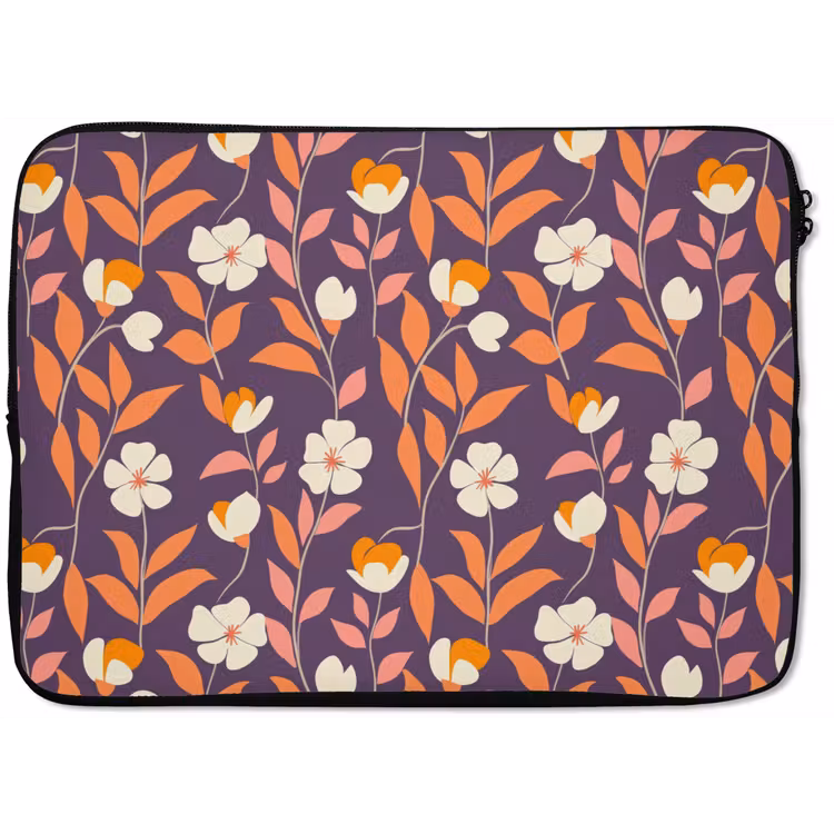 Laptophoes - Boho - Vintage - Paars — 1