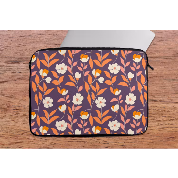 Laptophoes - Boho - Vintage - Paars — 2