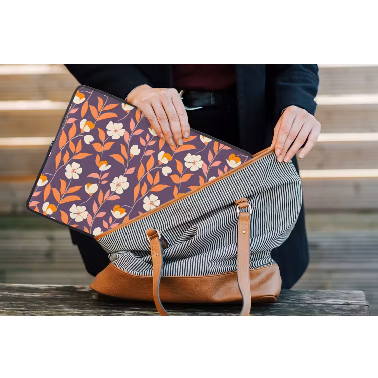 Laptophoes - Boho - Vintage - Paars — 4