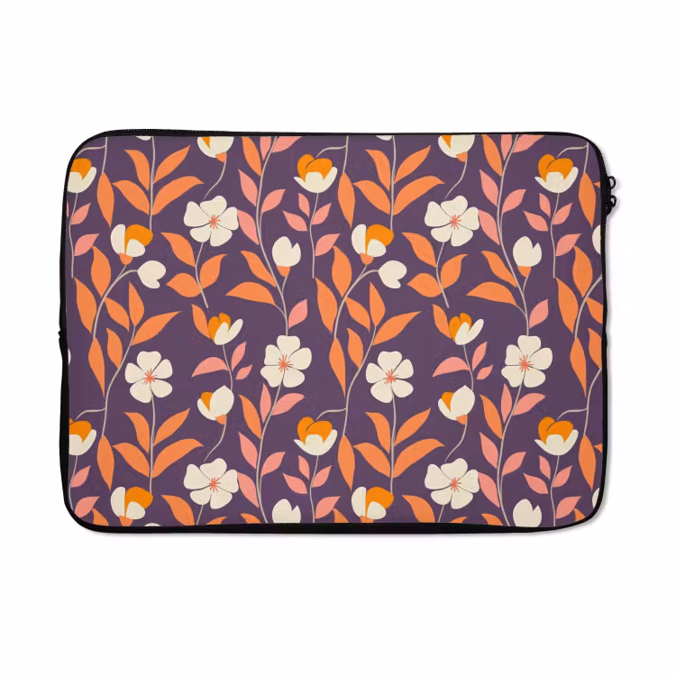 Laptophoes - Boho - Vintage - Paars — 5