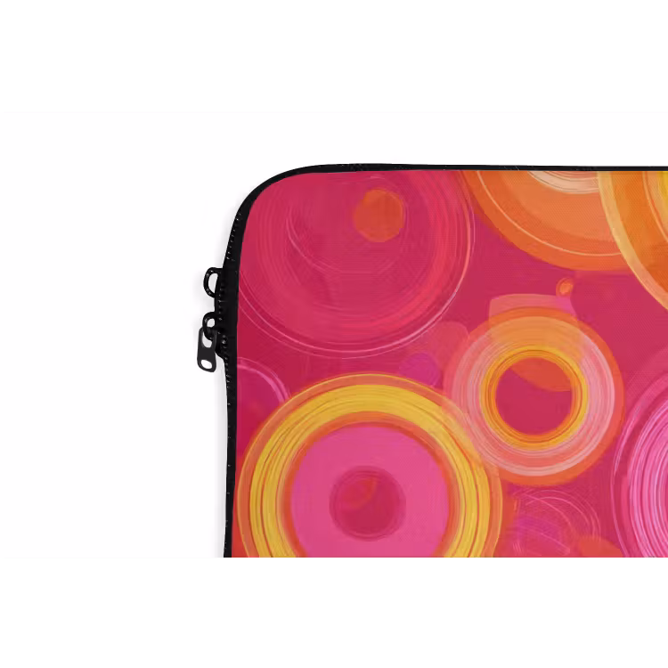 Laptophoes - Cirkels - Design - Kleurrijk — 6