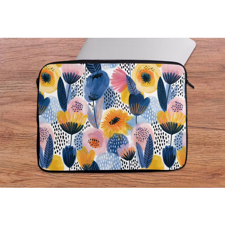 Laptophoes - Creatief - Patroon - Kleurrijk — 2