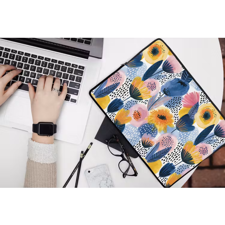 Laptophoes - Creatief - Patroon - Kleurrijk — 3