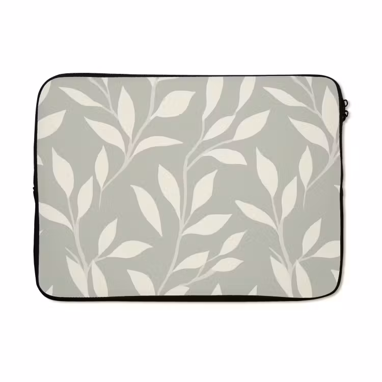 Laptophoes - Minimalistisch - Patroon - Groen — 5