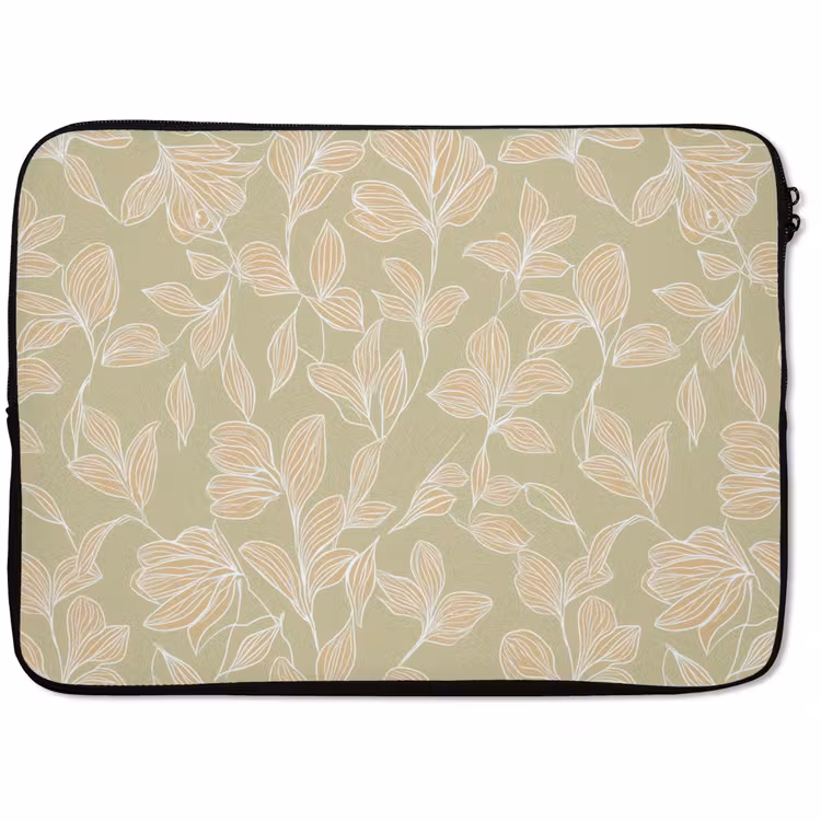 Laptophoes - Organisch - Subtiel - Groen — 1