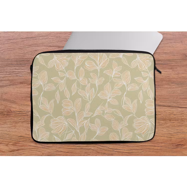 Laptophoes - Organisch - Subtiel - Groen — 2