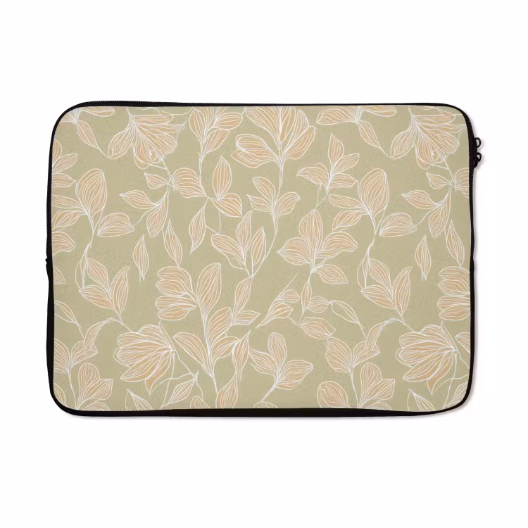 Laptophoes - Organisch - Subtiel - Groen — 5