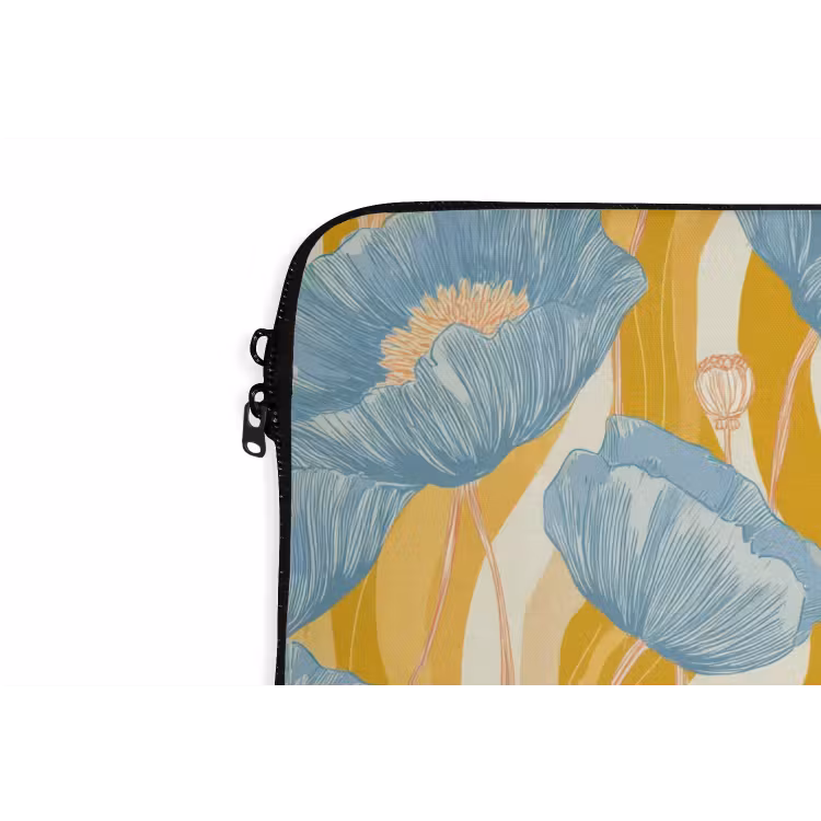 Laptophoes - Papavers - Botanisch - Blauw — 6