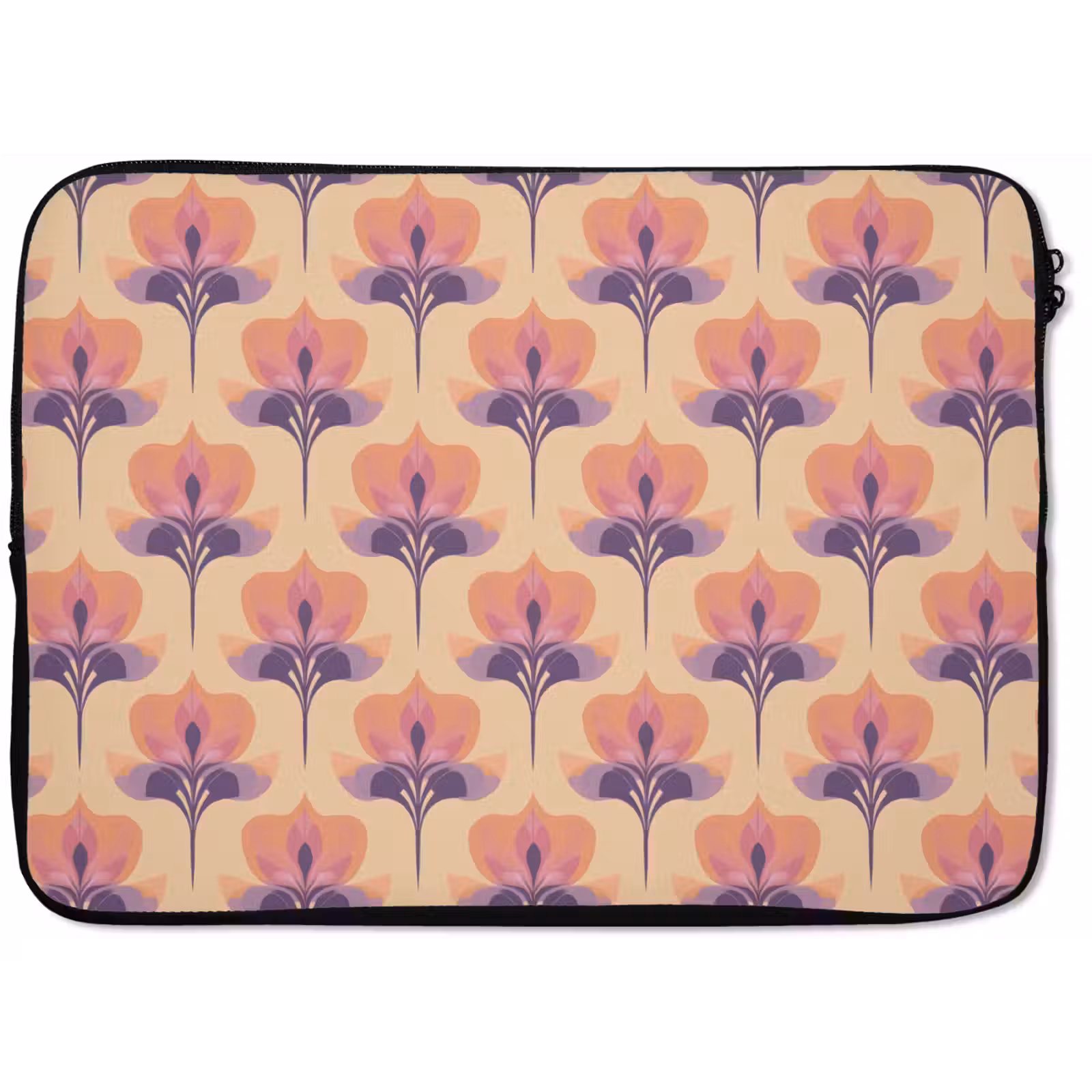 Laptophoes - Botanisch - Patroon - Pastel — 1