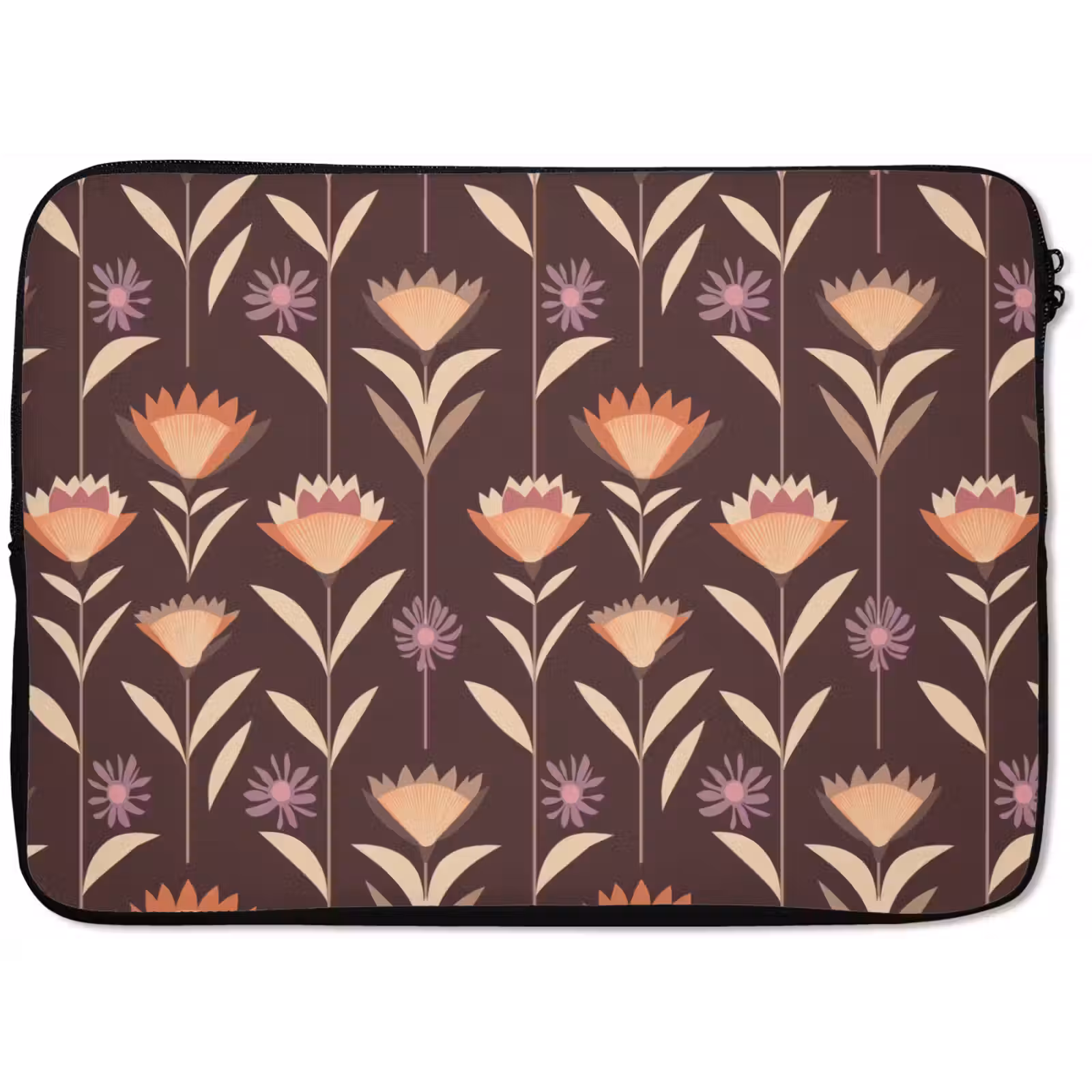 Laptophoes - Elegant - Retro - Bruin — 1