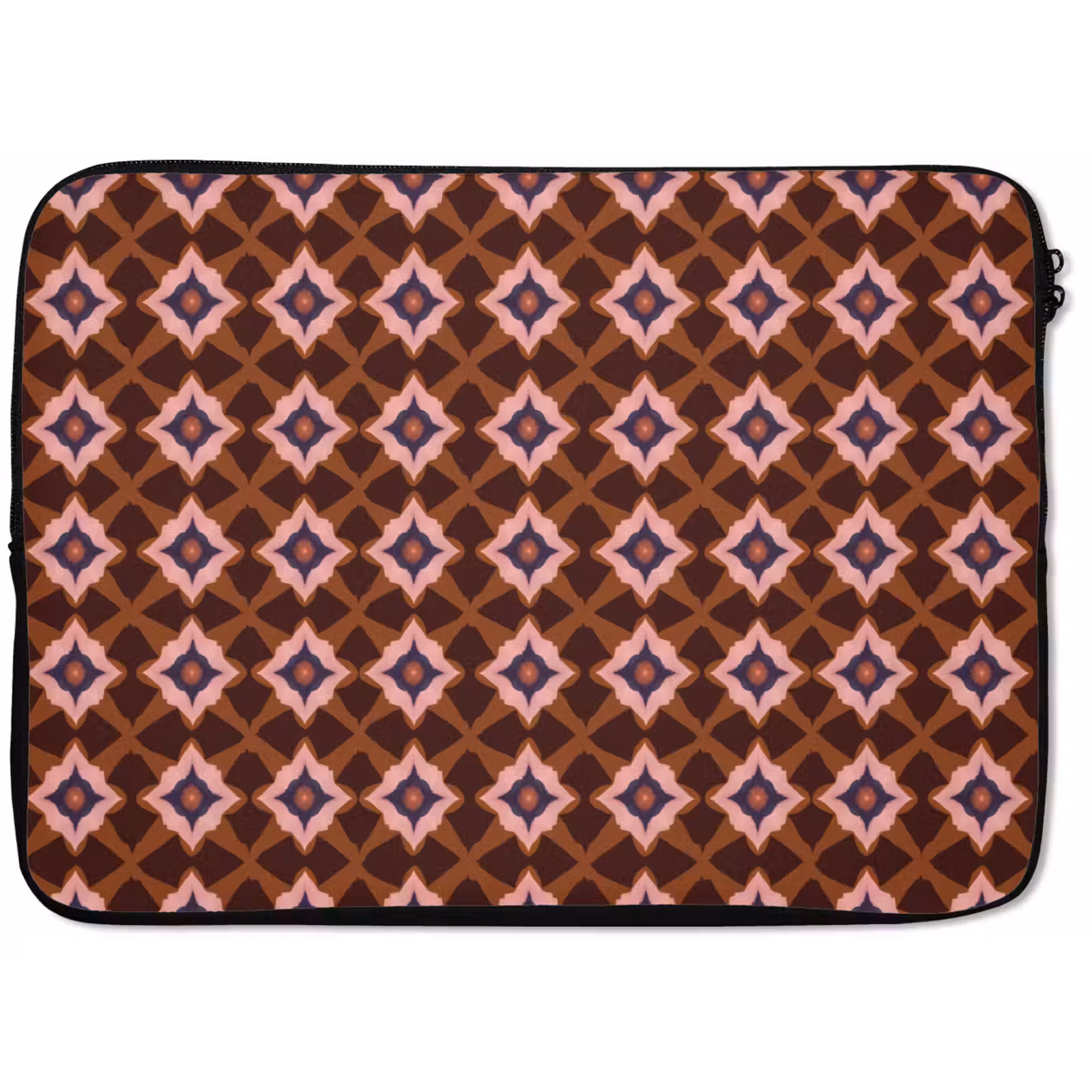 Laptophoes - Geometrisch - Sierlijk - Bruin — 1