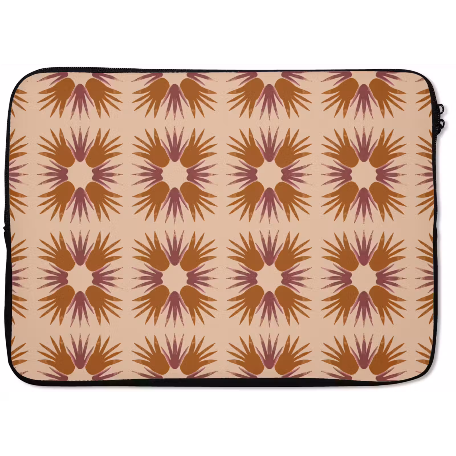 Laptophoes - Ornament - Patroon - Oker — 1