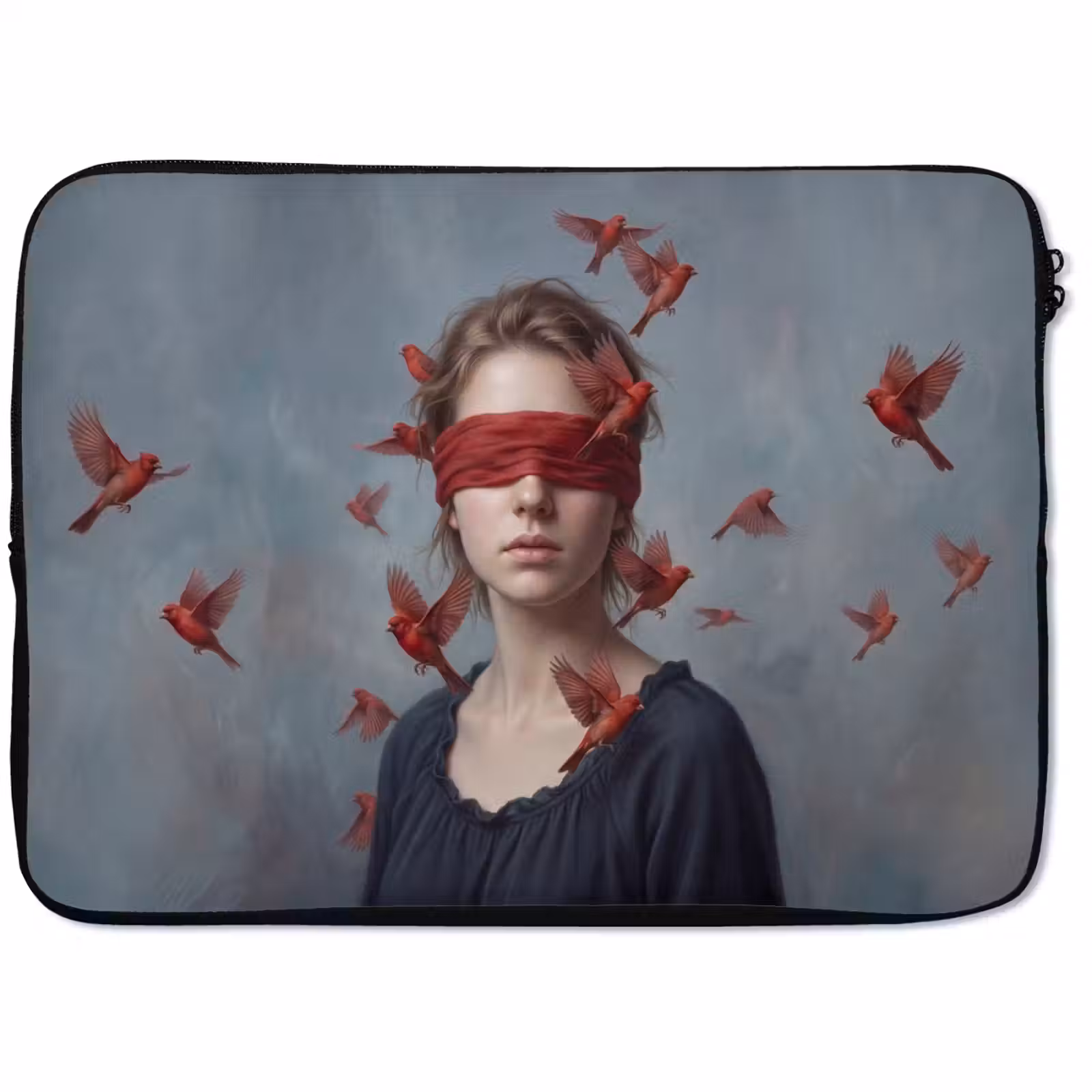 Laptophoes - Portret - Krachtig - Rood — 1