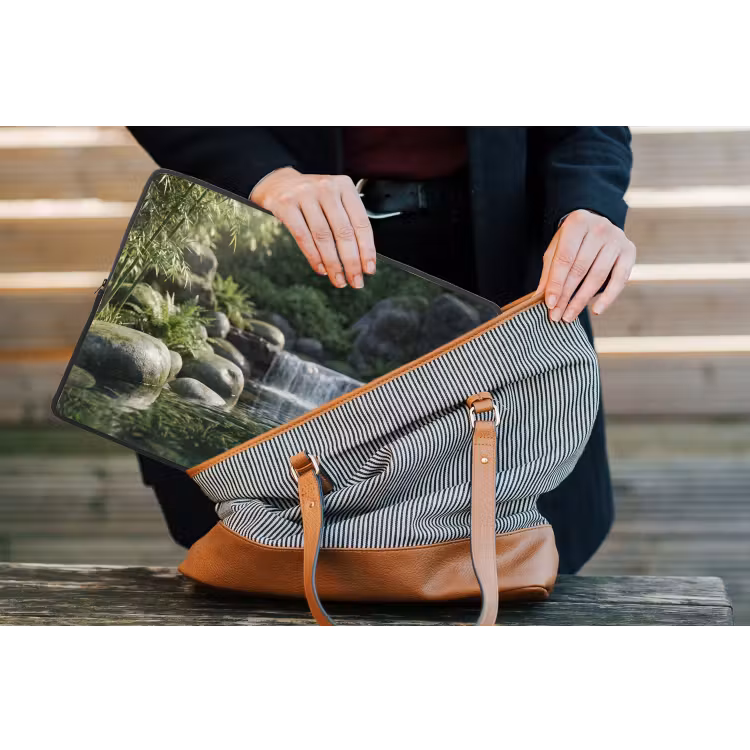 Laptophoes - Beek - Waterval - Natuur - Groen — 4