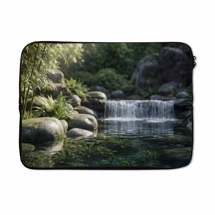 Laptophoes - Beek - Waterval - Natuur - Groen — 5