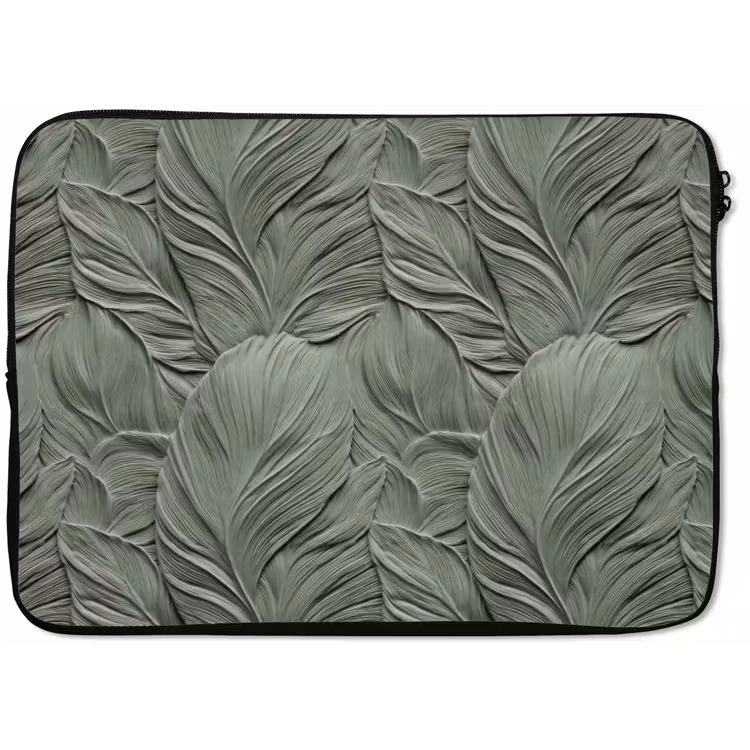Laptophoes - Bladeren - Textuur - Groen — 1