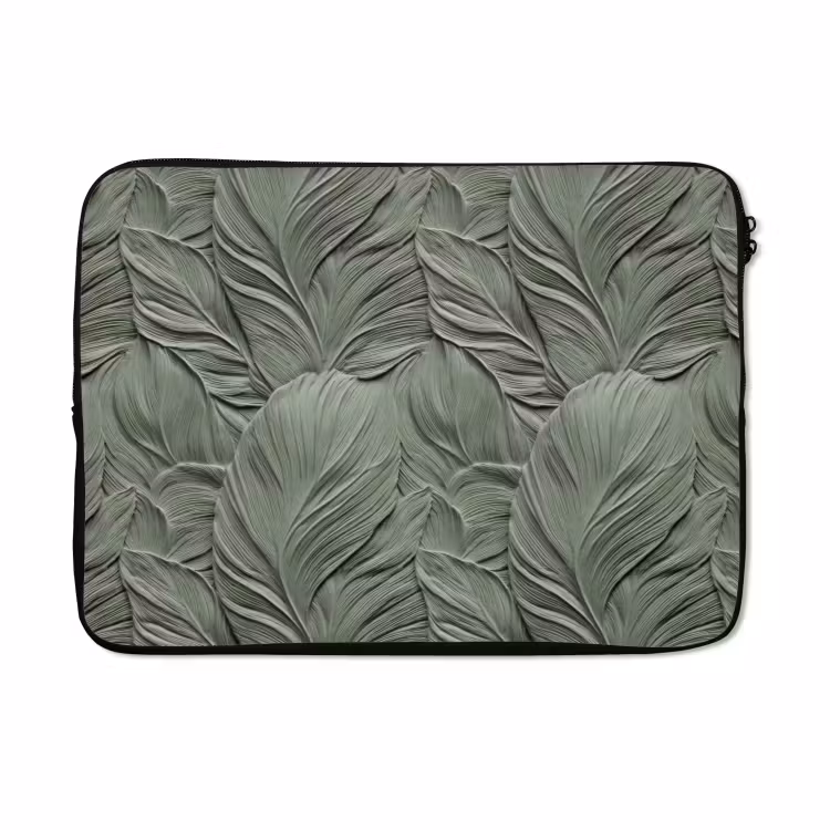 Laptophoes - Bladeren - Textuur - Groen — 5