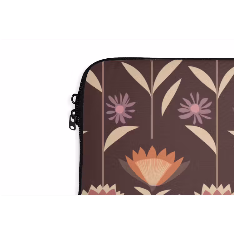 Laptophoes - Elegant - Retro - Bruin — 6