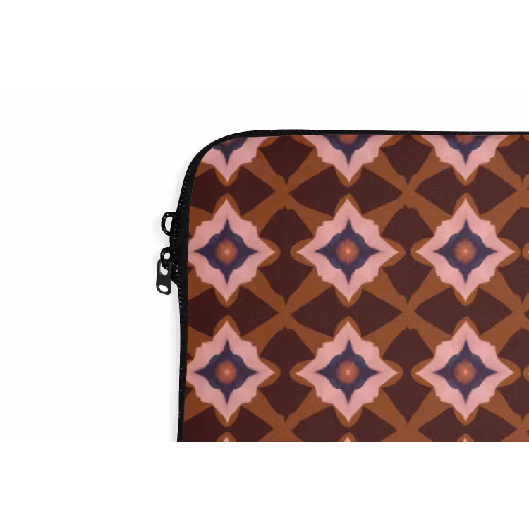 Laptophoes - Geometrisch - Sierlijk - Bruin — 6