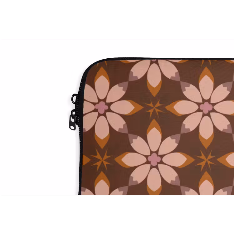 Laptophoes - Klassiek - Retro - Bruin — 6