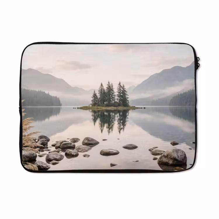 Laptophoes - Meer - Bergen - Landschap - Groen — 5
