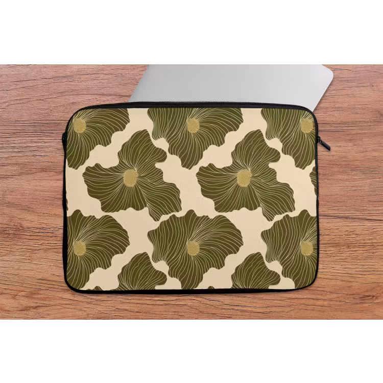 Laptophoes - Modern - Abstract - Groen — 2