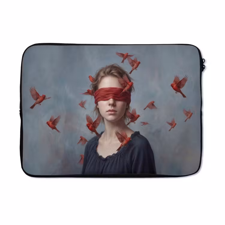 Laptophoes - Portret - Krachtig - Rood — 5